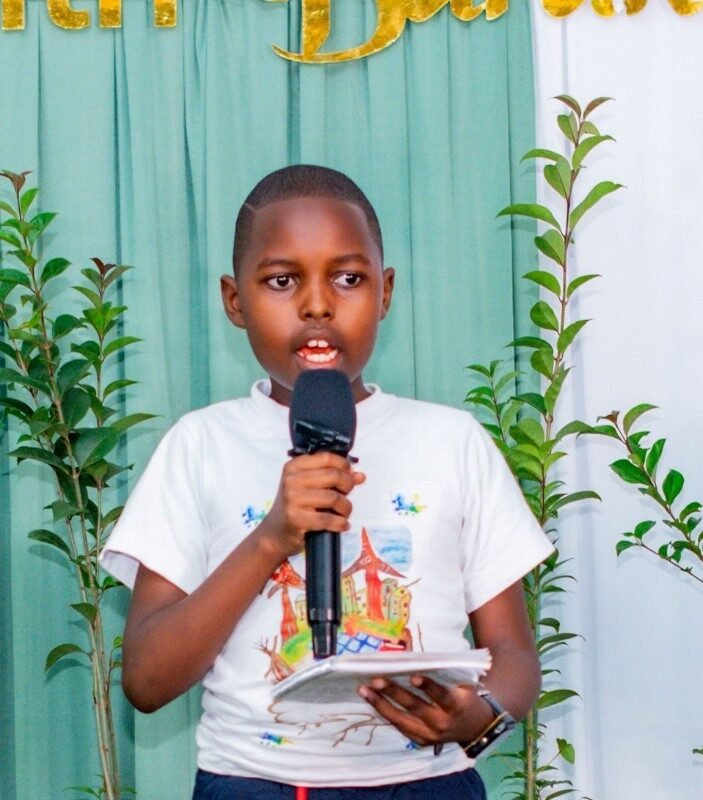 Speech presentation during the Go Green with Baraka Book Launch